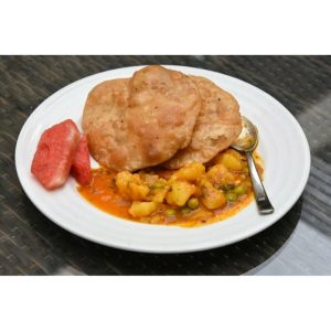 Bedmi Poori with Aloo Sabzi